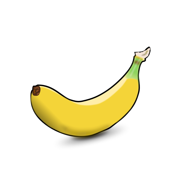 SVG Banana fruit clip art graphics