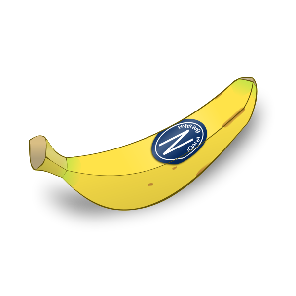 SVG Banana vector clip art