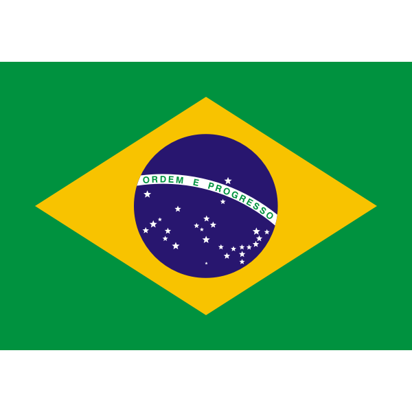 SVG Bandeira do Brasil - Flag Brazil