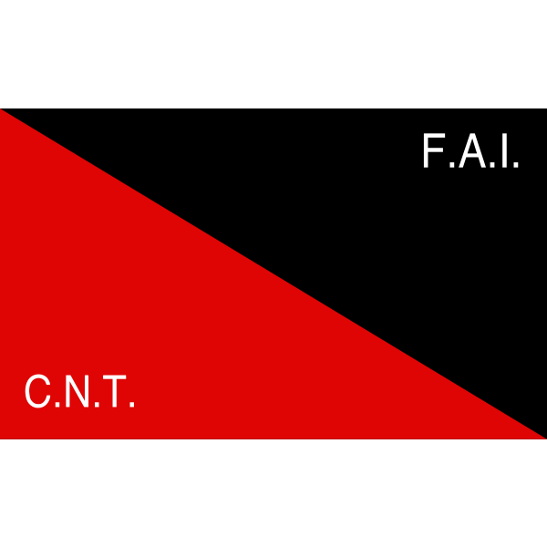 SVG Bandera CNT-FAI