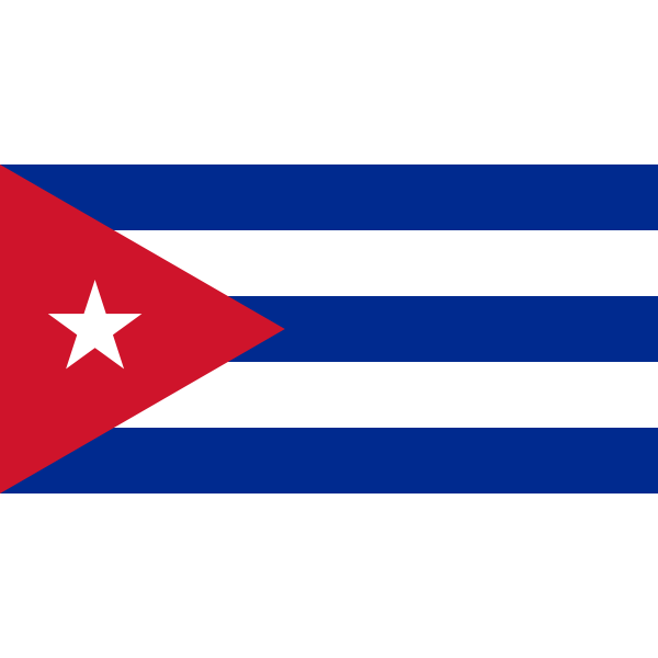 SVG Bandera Cubana
