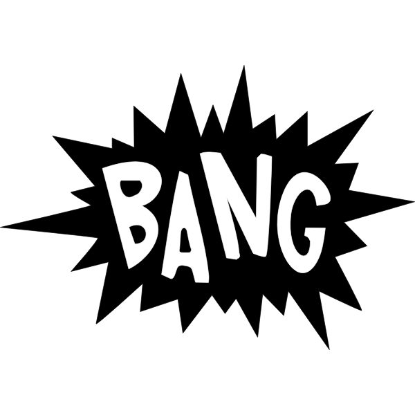 SVG Bang callout vector drawing