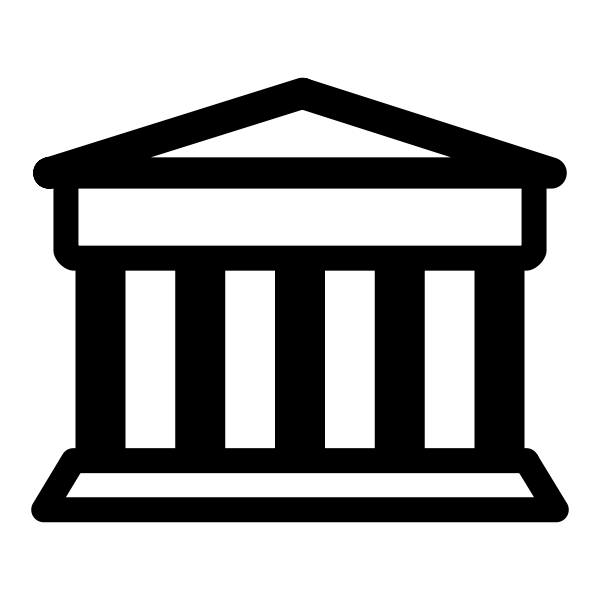 SVG Bank pictogram vector clip art