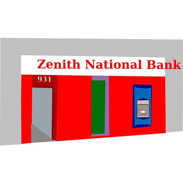 SVG Bank vector clip art