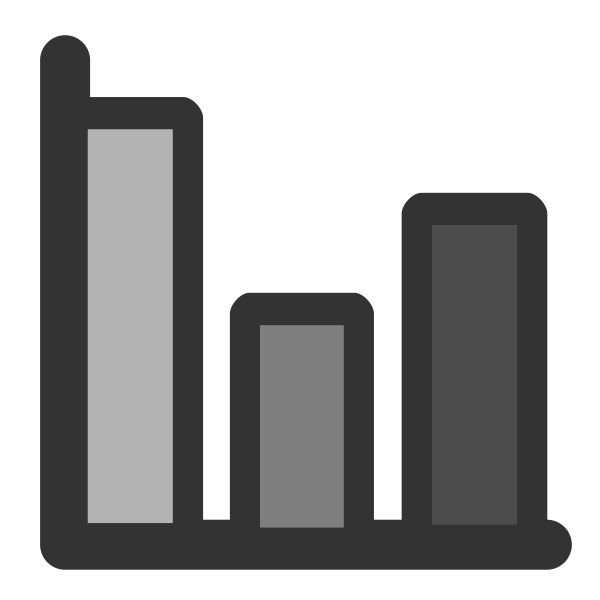 SVG Bar chart icon