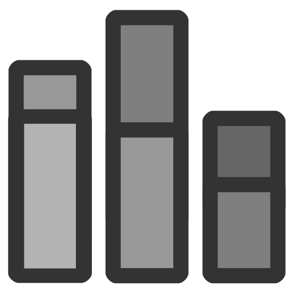 SVG Bar diagram icon