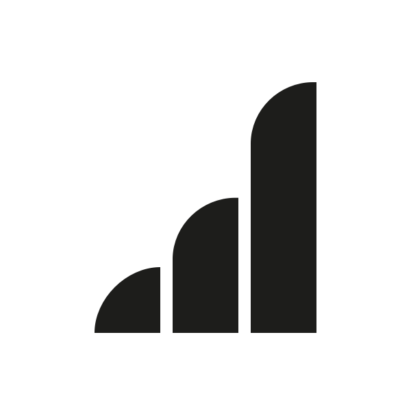 SVG Bar graph icon
