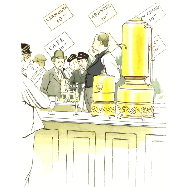 SVG Bar scene