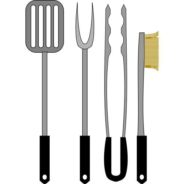 SVG Barbecue tools