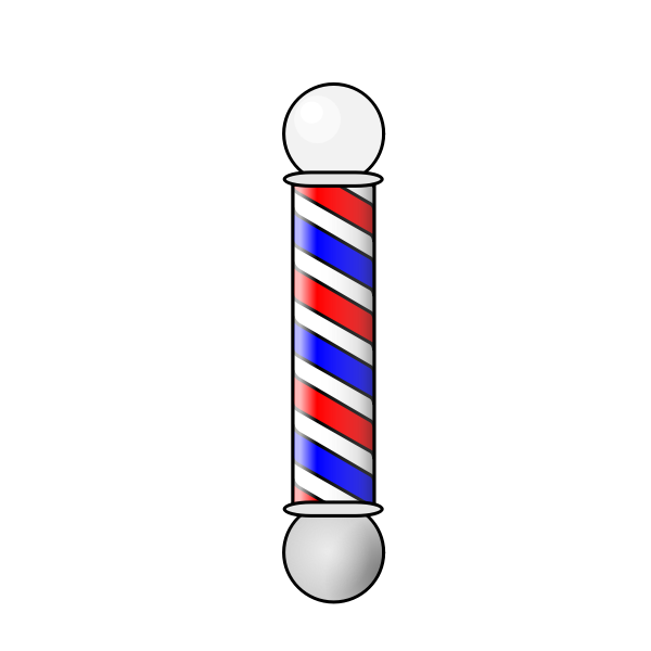 SVG BarberShop Pole 2 Animation