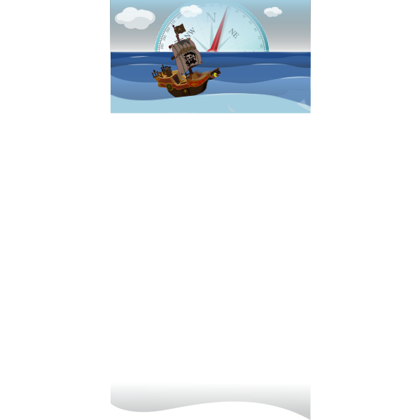 SVG Barco pirata