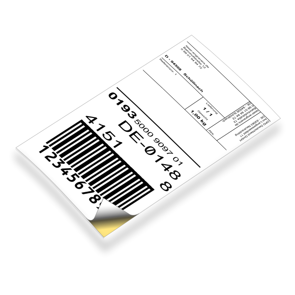 SVG Barcode Label Vector