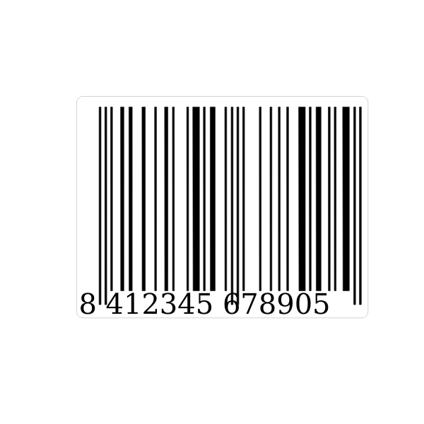 SVG Barcode manorito