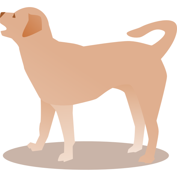 SVG Barking dog