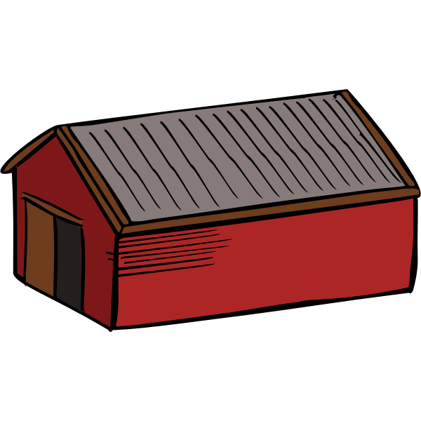 SVG Barn building