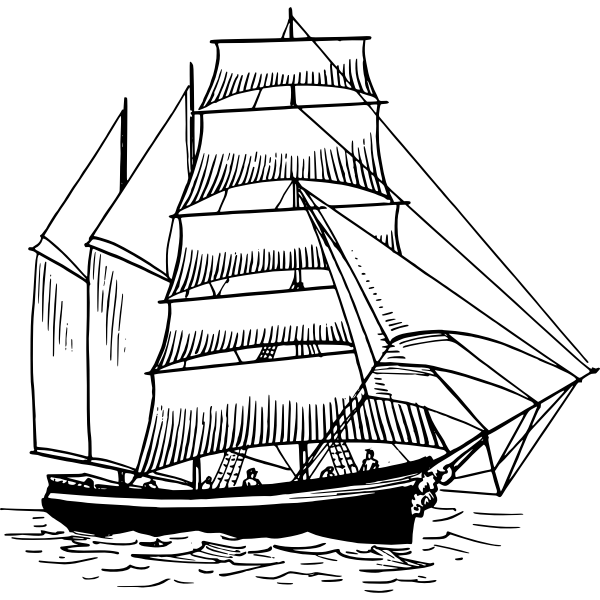 SVG Barquentine