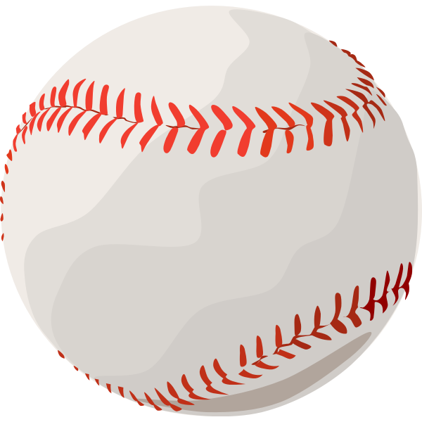 SVG Baseball ball vector image