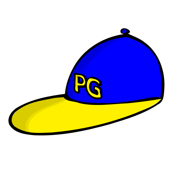 SVG Baseball cap vector image