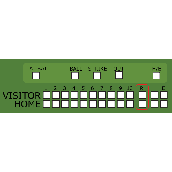 SVG Baseball Scoreboard