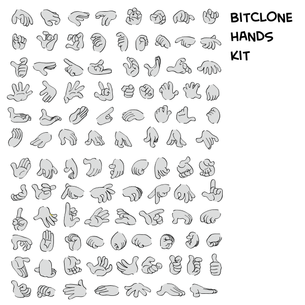 SVG Basic hands kit