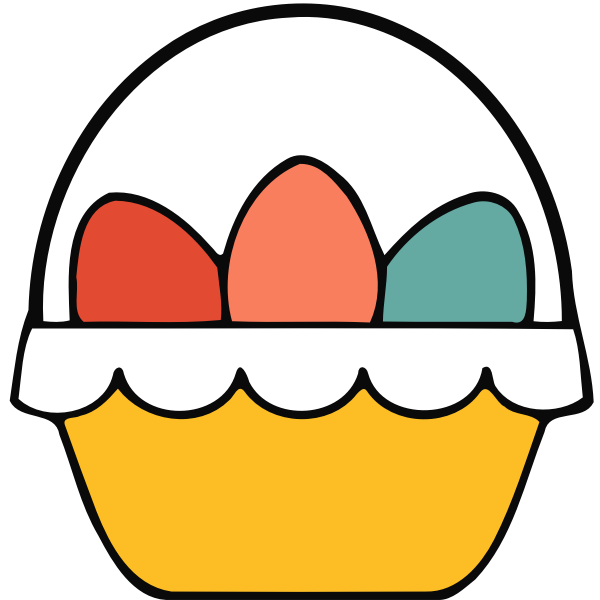SVG Basket of eggs