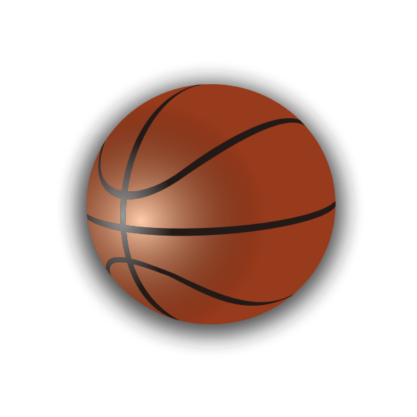 SVG Basketball ball vector illustration