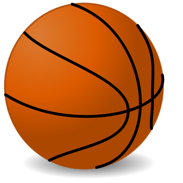 SVG Basketball ball vector image