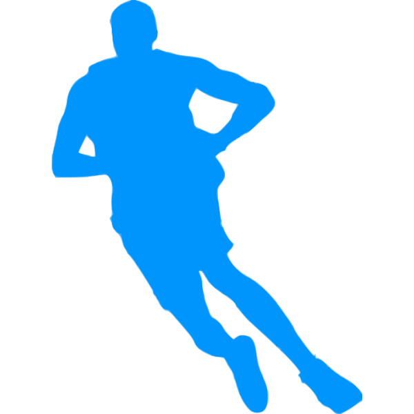 SVG Basketball player icon clip art