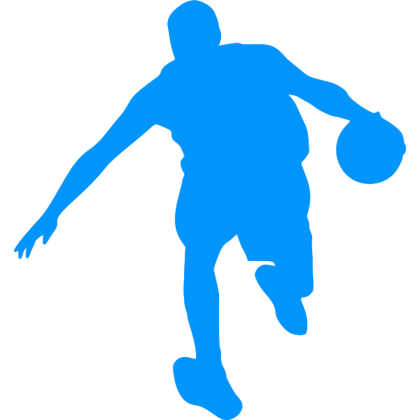 SVG Basketball player in action 2