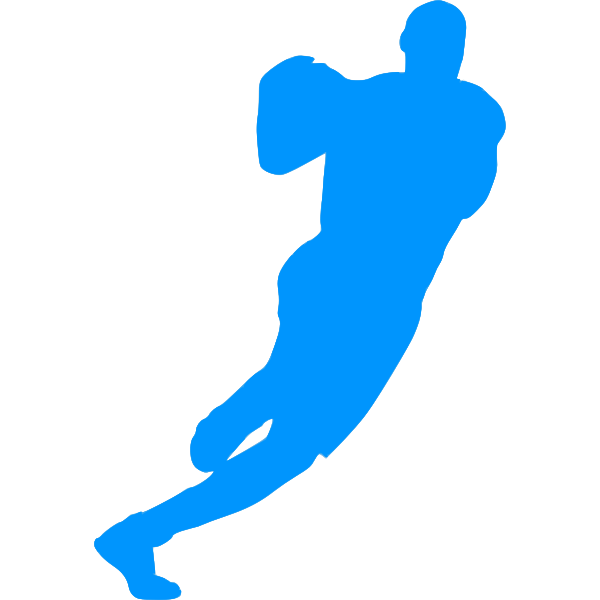 SVG Basketball player silhouette clip art