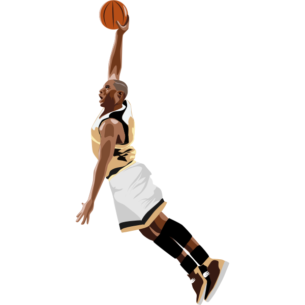 SVG Basketball slamdunk vector illustration