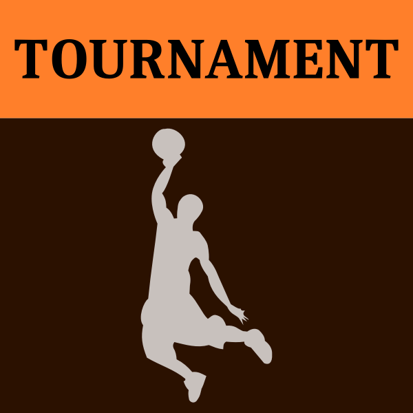 SVG Basketball tournament icon vector image