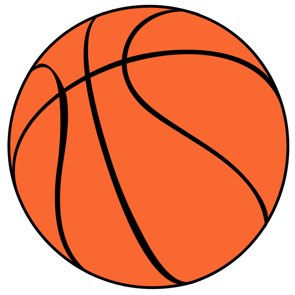 SVG Basketball vector symbol