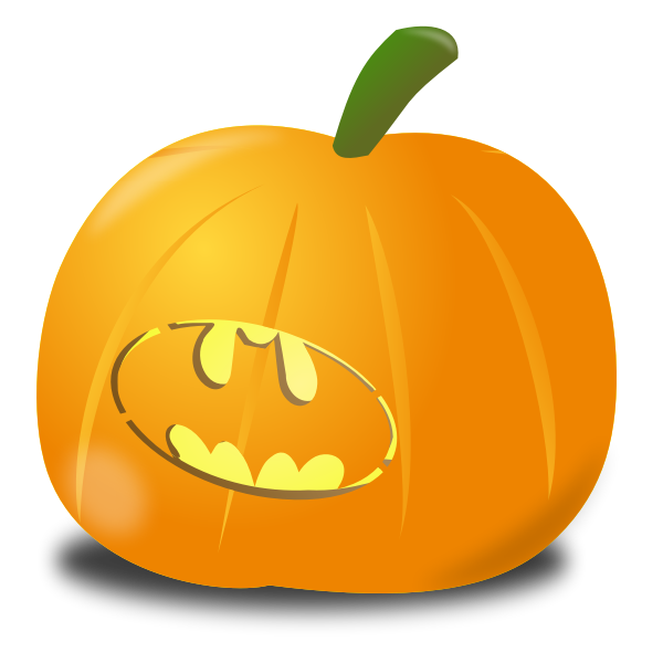 SVG Bat pumpkin vector graphics