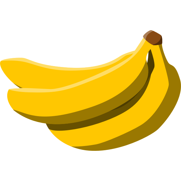 SVG Batch of bananas icon vector image