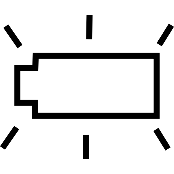 SVG Battery blink