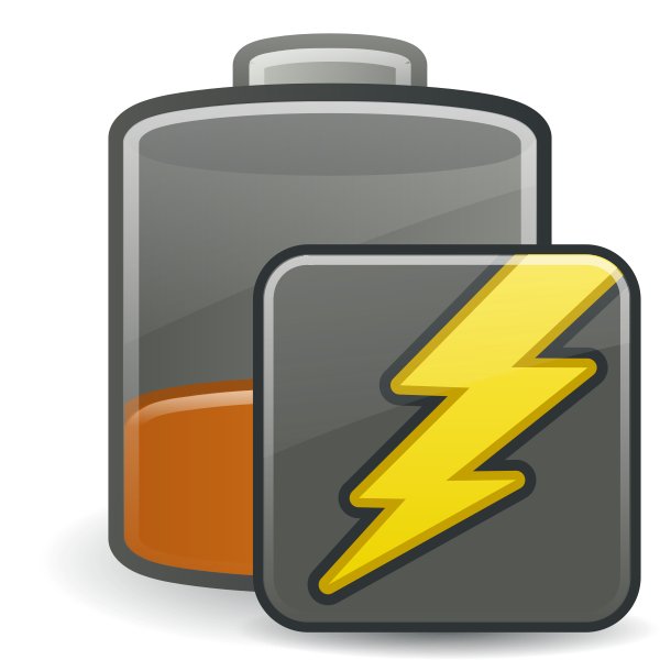 SVG Battery caution charging