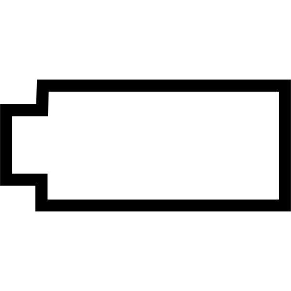 SVG Battery empty