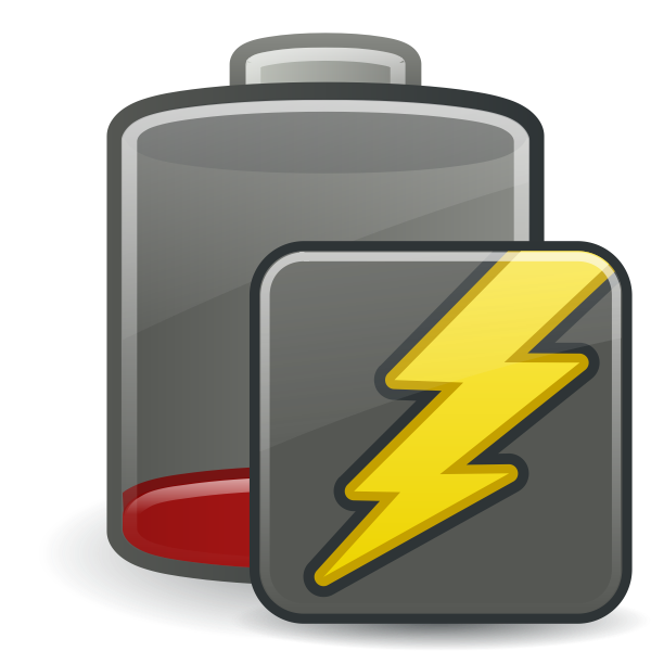 SVG Battery low charging