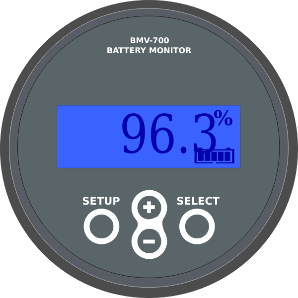SVG Battery monitor