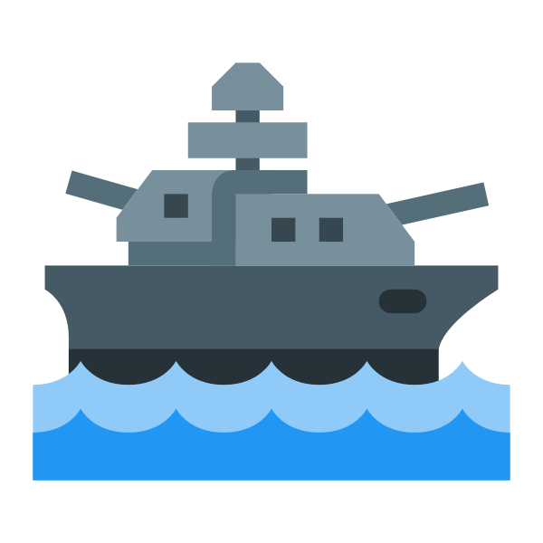 SVG Battleship drawing
