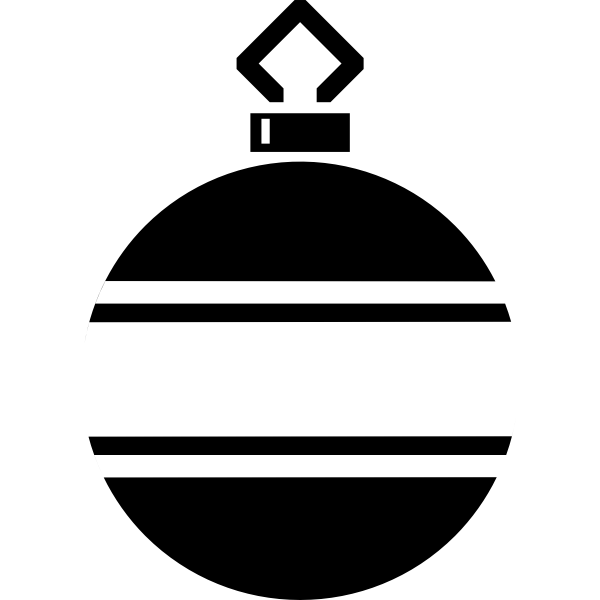 SVG Bauble silhouette