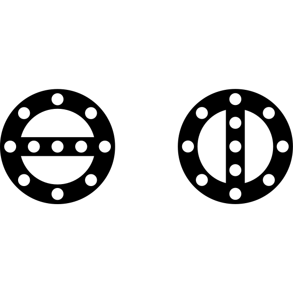 SVG Bbeginning and end of a dangerous place signs vector image