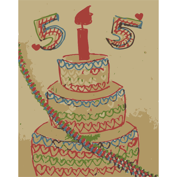 SVG Bday card