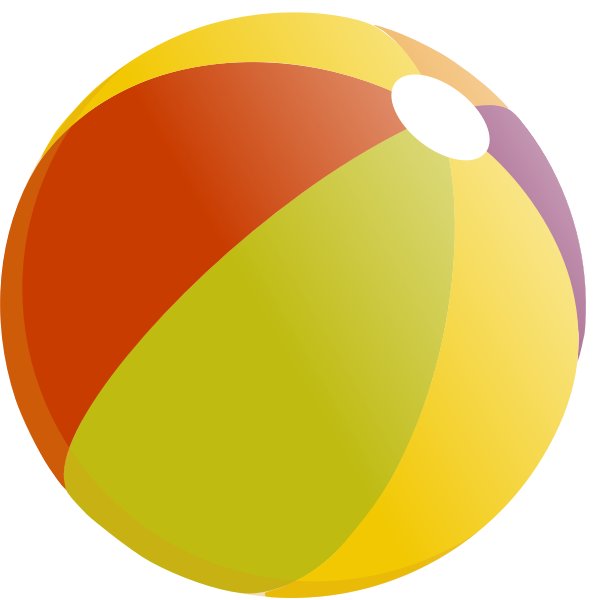 SVG Beach ball vector clip art