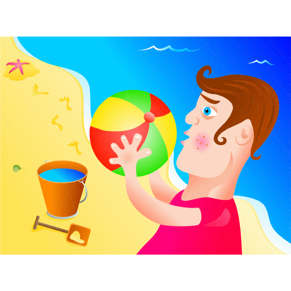 SVG Beach boy