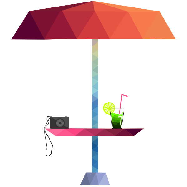 SVG Beach umbrella