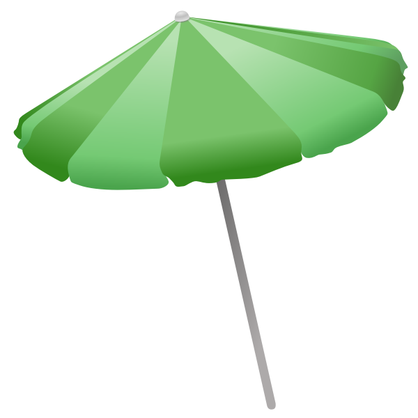 SVG Beach umbrella vector clip art