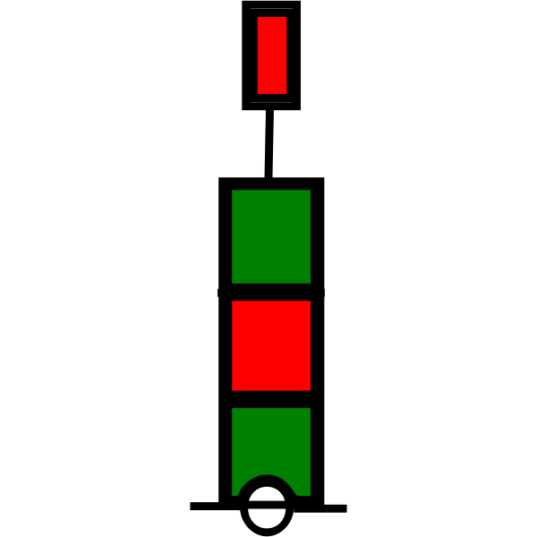 SVG beacon green red green