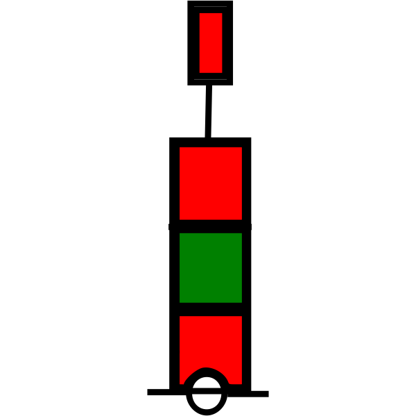 SVG beacon red-green-red IALA A